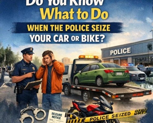 Do You Know What to Do When the Police Seize Your Car or Bike?